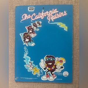 1980s California Raisins Chalk Board